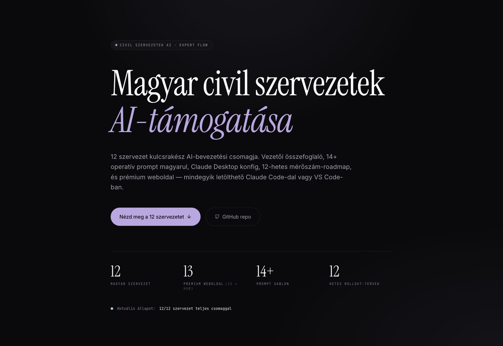 Civil szervezetek AI